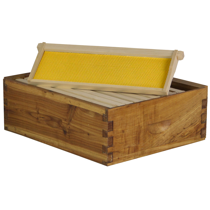 Wax-Coated 10 Frame Beehive - (1)Deep & (1)Medium