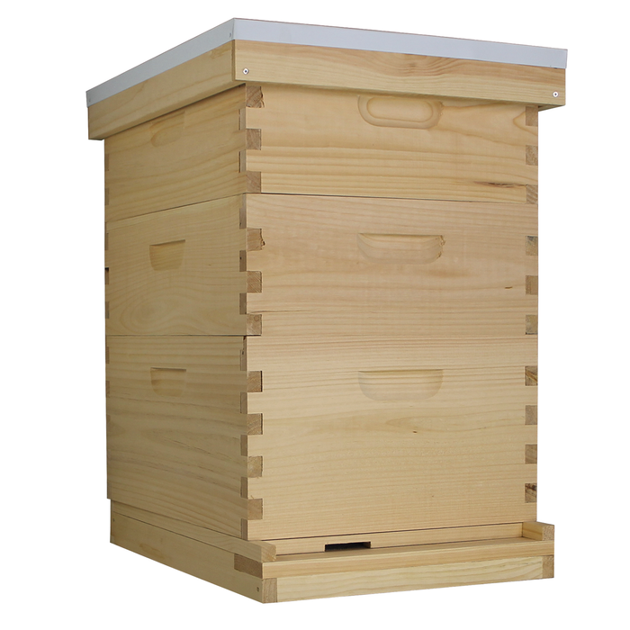 Amish-Made 10 Frame Beehive - (1)Deep & (2)Mediums