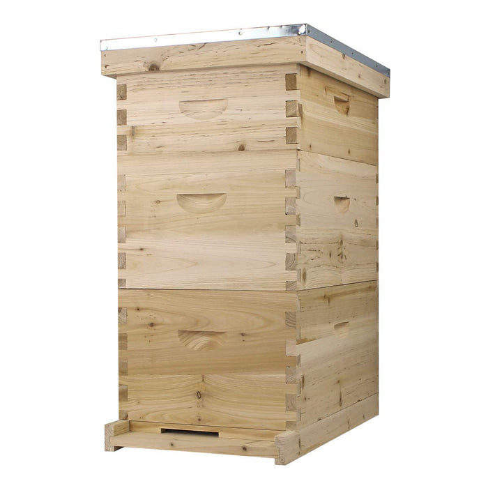 Nubee 8 Frame Beehive - (2)Deeps & (1)Medium