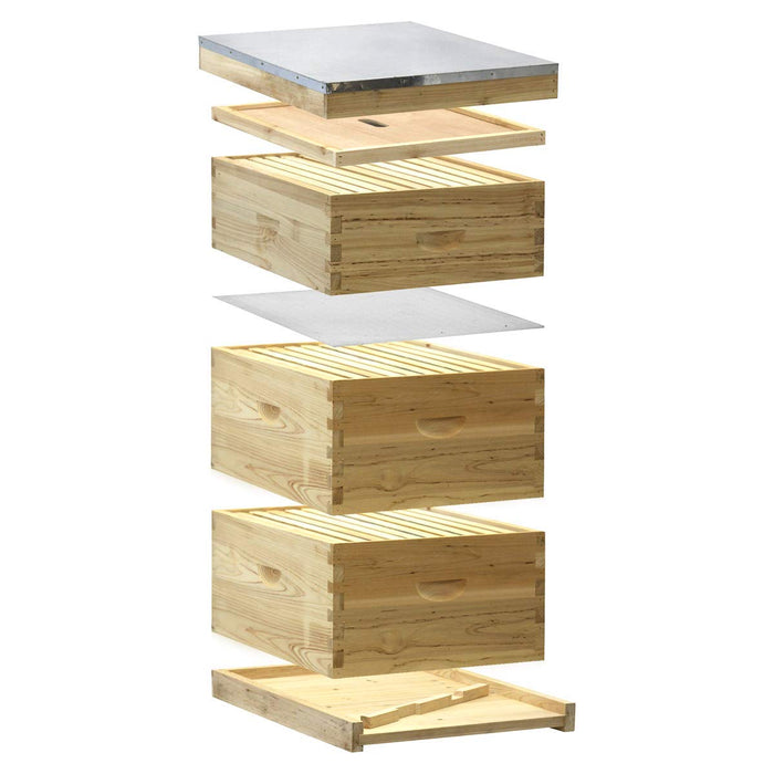 Nubee 10 Frame Beehive - (2)Deeps & (1)Medium