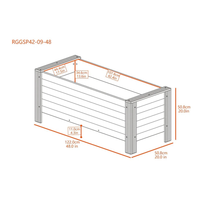 New Age Pet ECOFLEX® Planter – 2x2, 2x3, 2x4