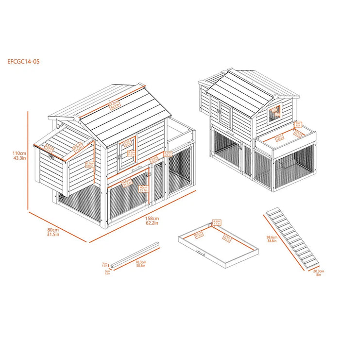 New Age Pet Garden Coop with Pen