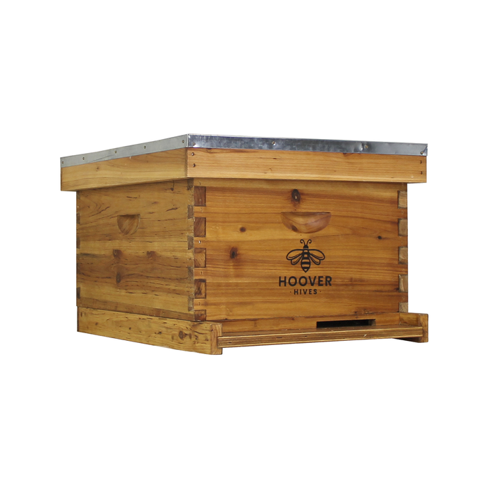 Wax-Coated 10 Frame Beehive - Starter Kit