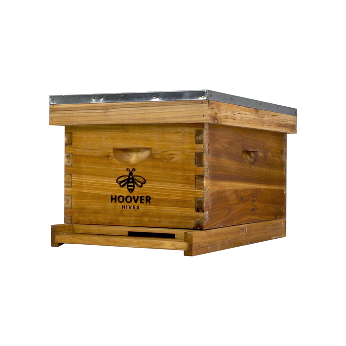 Wax-Coated 8 Frame Beehive - (1)Deep & (0)Mediums