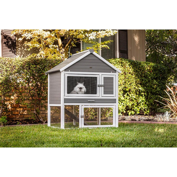 New Age Pet Huntington Townhouse Rabbit Hutch