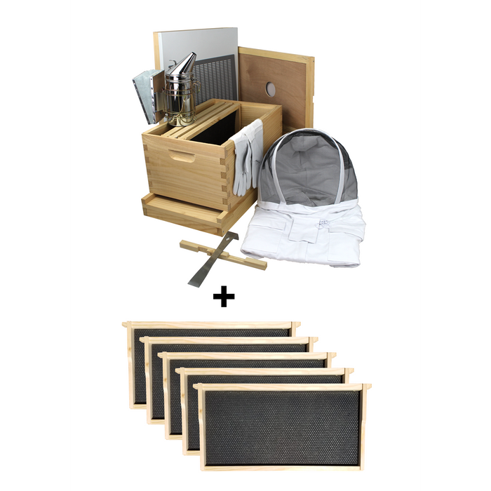 Amish-Made 8 Frame Beehive - Starter Kit