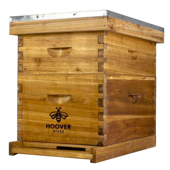 Wax-Coated 8 Frame Beehive - (1)Deep & (1)Medium