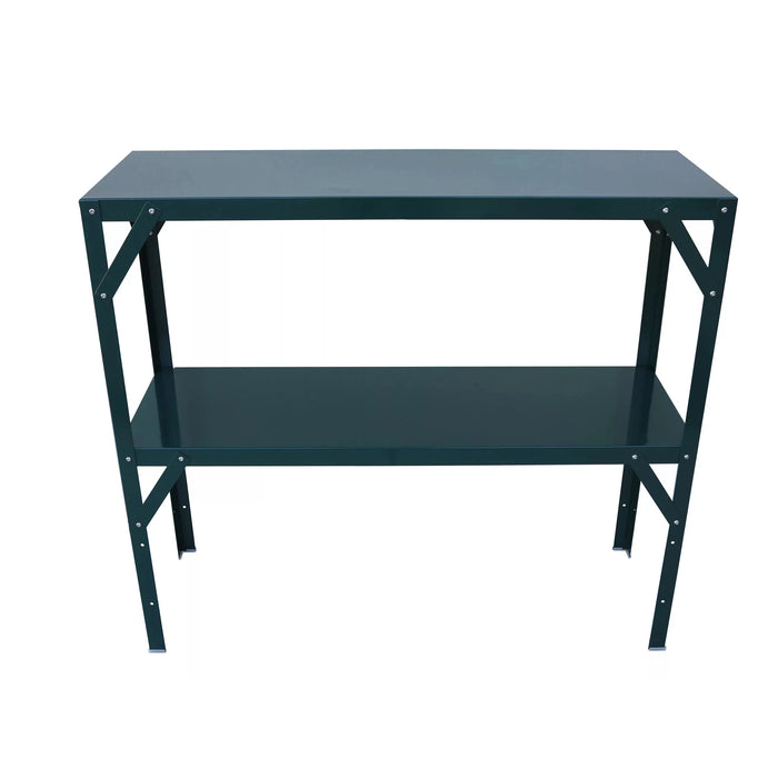 Grandio Powder Coated Steel Two Tier Staging Table